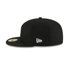Detroit Tigers Basic Black and White 59FIFTY Fitted Hat