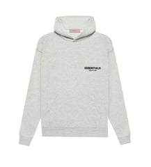 Essentials Light Oatmeal Velvet Hoodie