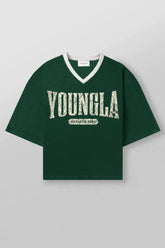 YOUNG LA American Trendy Brand Fitness Sports Short Sleeve Quick Drying Breathable Loose Large Mesh Trendy T-shirt Top for Men (2)