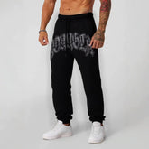American fashion brand YOONGLA sports ankle binding pants for couples, versatile fitness training, printed casual pants for both men and women