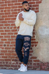 Autumn and Winter New American Men's Health Pants, European and American YOUNG LA Long Style Sports, Leisure, Fitness, Training, Legged Pants
