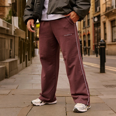 American fashion brand YOUNG LA sports pants for fitness runners, casual cotton training, embroidered wide leg pants, cross-border