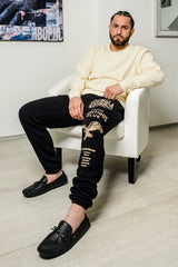 Autumn and Winter New American Men's Health Pants, European and American YOUNG LA Long Style Sports, Leisure, Fitness, Training, Legged Pants