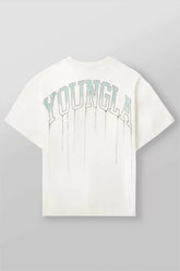 European and American trendy brand Youngla sports T-shirt American casual T-shirt fitness loose round neck short sleeved cross-border foreign trade