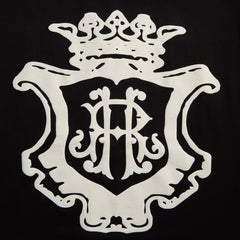 Rhude Oversized Chateau Crest Tee - Black / White
