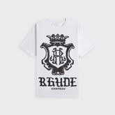 Rhude Oversized Chateau Crest Tee - White / Black
