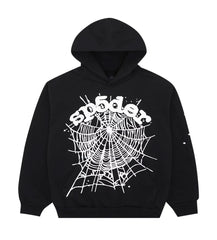 Sp5der OG Web Hoodie Black