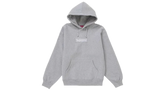 Supreme Box Logo Hoodie Heather Grey (FW24) (P)