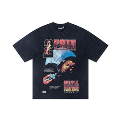 Hellstar Reversible Graphic T-Shirt (Washed Black)