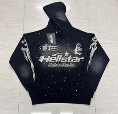HELLSTAR Studios Path to Paradise Star Graphic Vintage Wash Hoodie