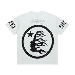 Hellstar Path to Paradise Graphic Oversized T-Shirt - Streetwear Washed Black