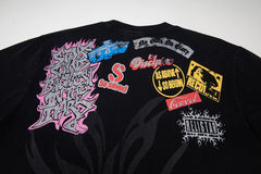 Hellstar Spiky Graphic Oversized T-Shirt in Black