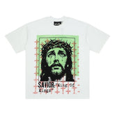 Hellstar Jesus Portrait Graphic Oversized T-Shirt