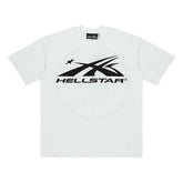 Hellstar Sports Rhinestone Logo Oversized T-Shirt - White