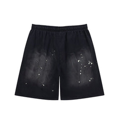 Hellstar Paint Splatter Gradient Drawstring Shorts