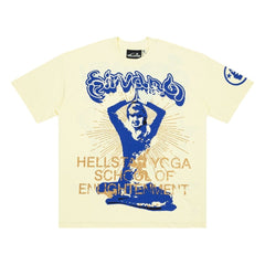 Hellstar Studios Yoga Large Logo Graphic Oversized T-Shirt