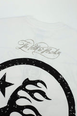 Hellstar Path to Paradise Graphic Oversized T-Shirt - Streetwear Washed Black