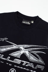 Hellstar Sports Graphic Logo Oversized Cotton T-Shirt