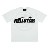 Hellstar Studios Large Logo Graphic Oversized Cotton T-Shirt - White