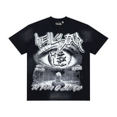 Hellstar Vintage Washed Eye Print T-shirt