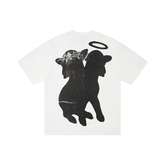 Hellstar High-Definition Graphic T-Shirt (White)