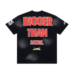 Hellstar Boxing Devil Vintage Wash Graphic Oversized T-Shirt - Washed Black