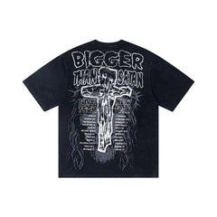 Hellstar Ghost Graphic Washed Short Sleeve T-Shirt
