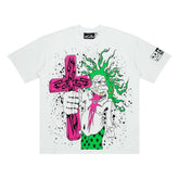 Hellstar Studios Anime & Comic Graphic Oversized Cotton T-Shirt