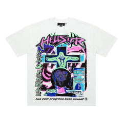 Hellstar Studios Records Graphic Cotton T-Shirt