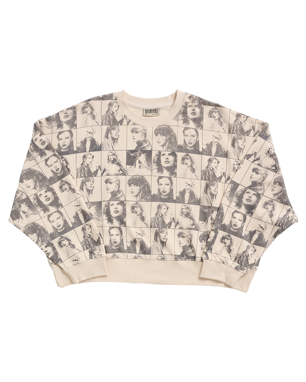 Taylor Swift | The Eras Tour Cropped Beige Pullover