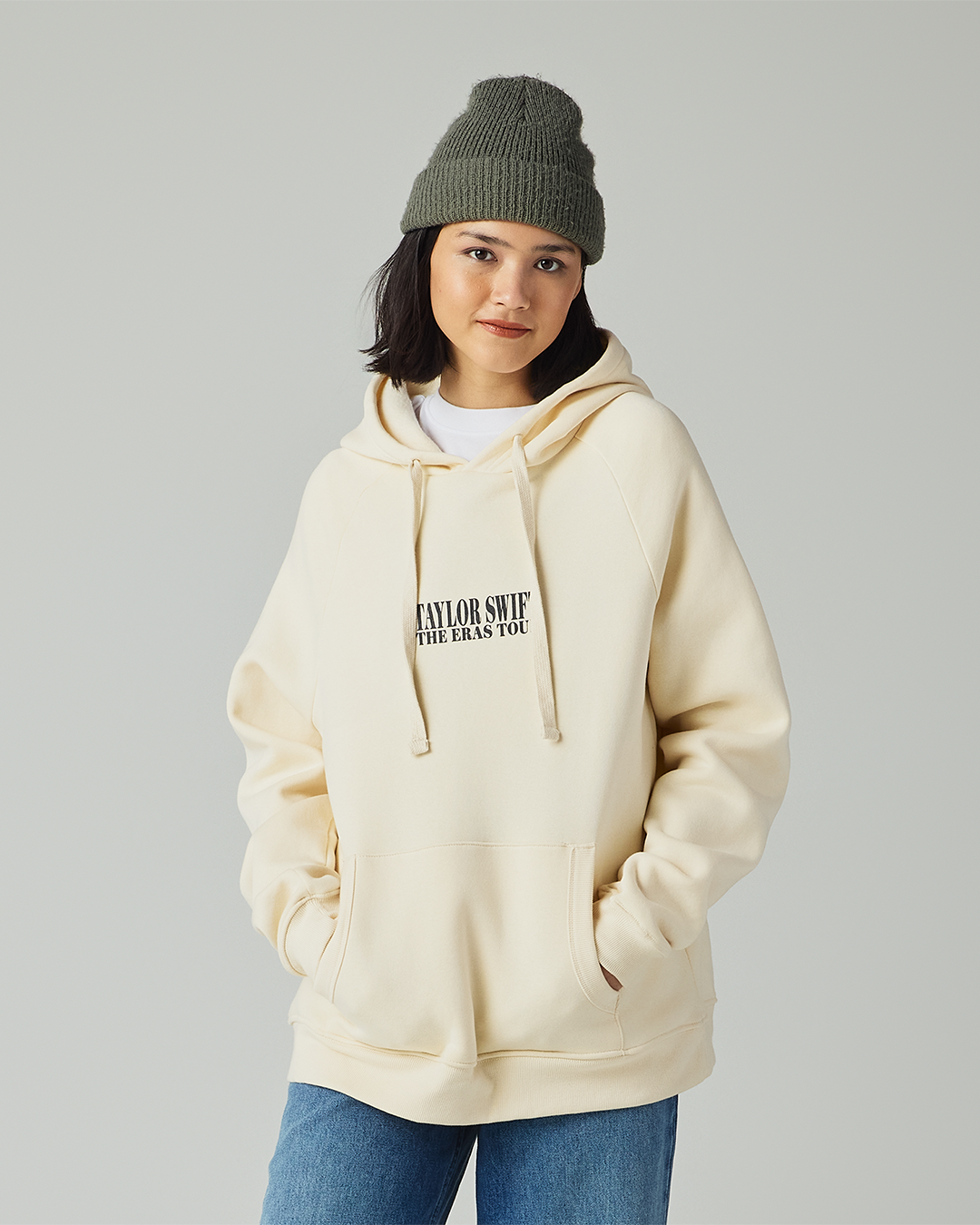 Taylor Swift | The Eras Tour I Beige Hoodie