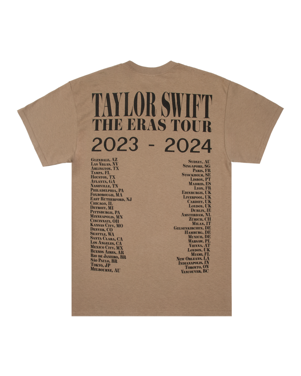Taylor Swift | The Eras Tour Taupe T-Shirt