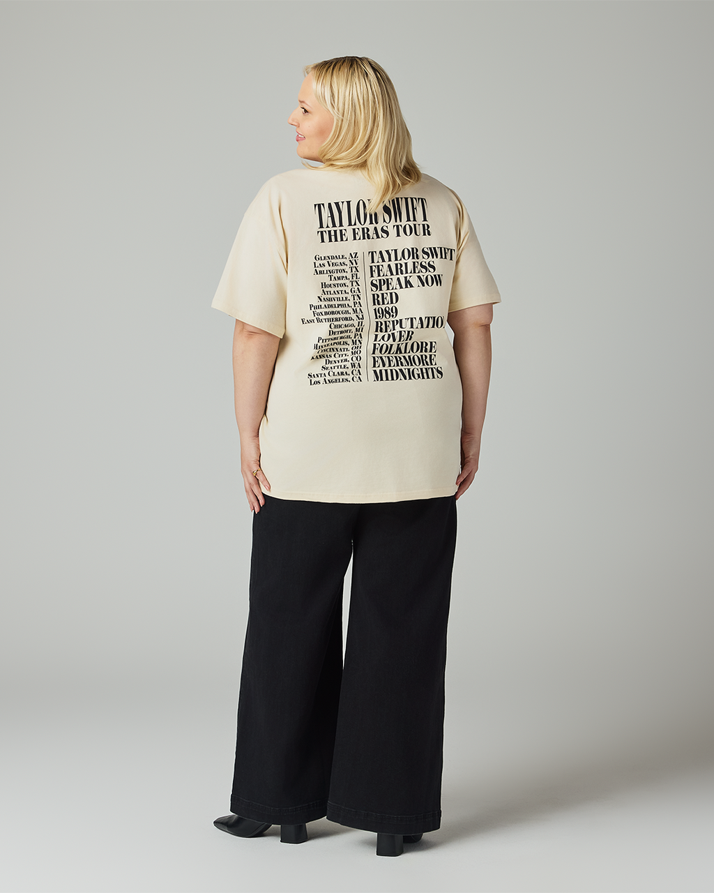 Taylor Swift | The Eras Tour Through LA Beige T-Shirt