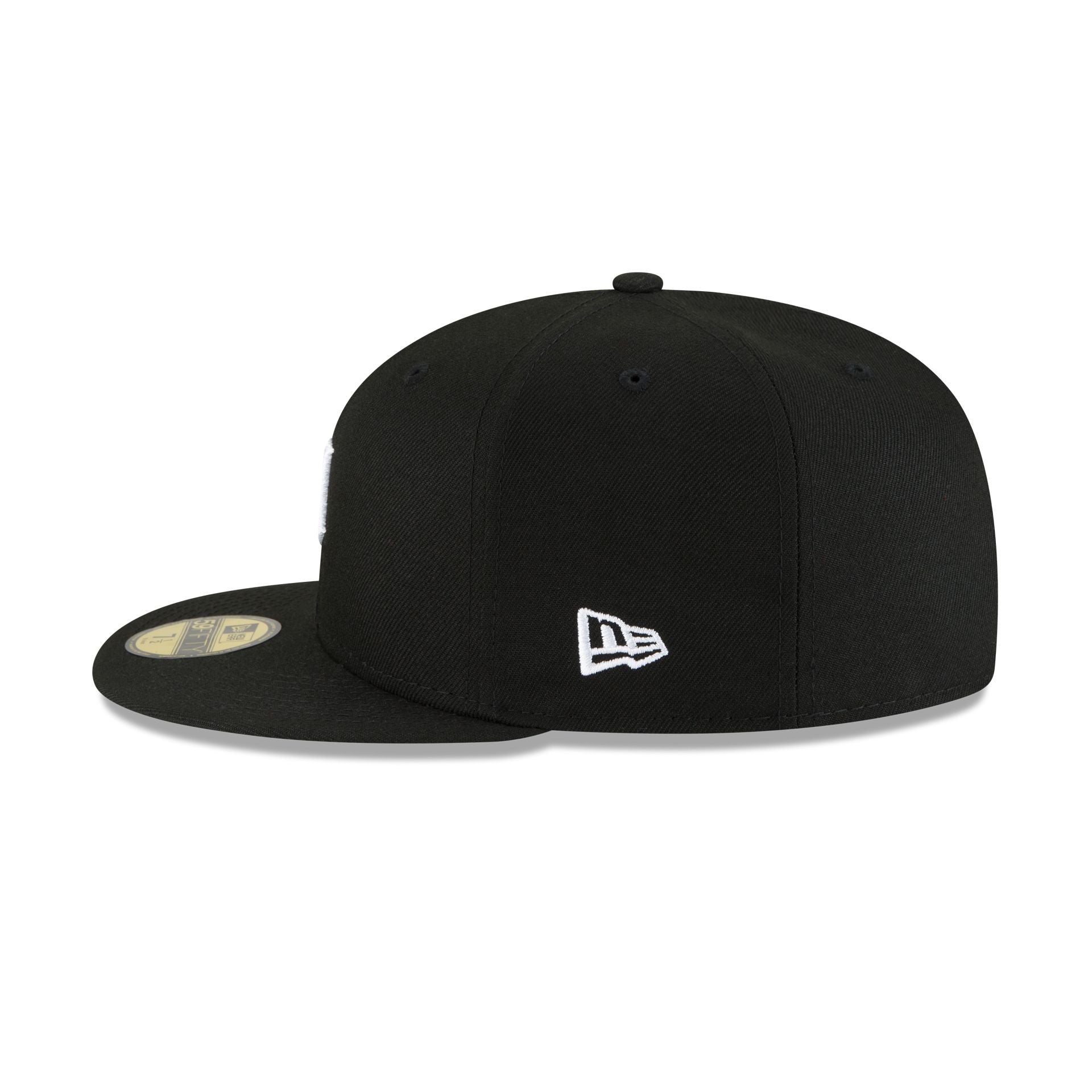 Detroit Tigers Basic Black and White 59FIFTY Fitted Hat