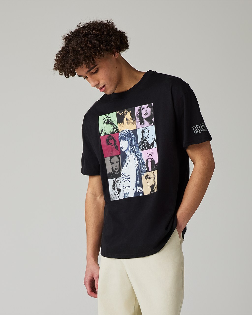 Taylor Swift | The Eras Tour Through LA Black T-Shirt