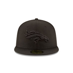 Denver Broncos Black On Black 59FIFTY Fitted Hat
