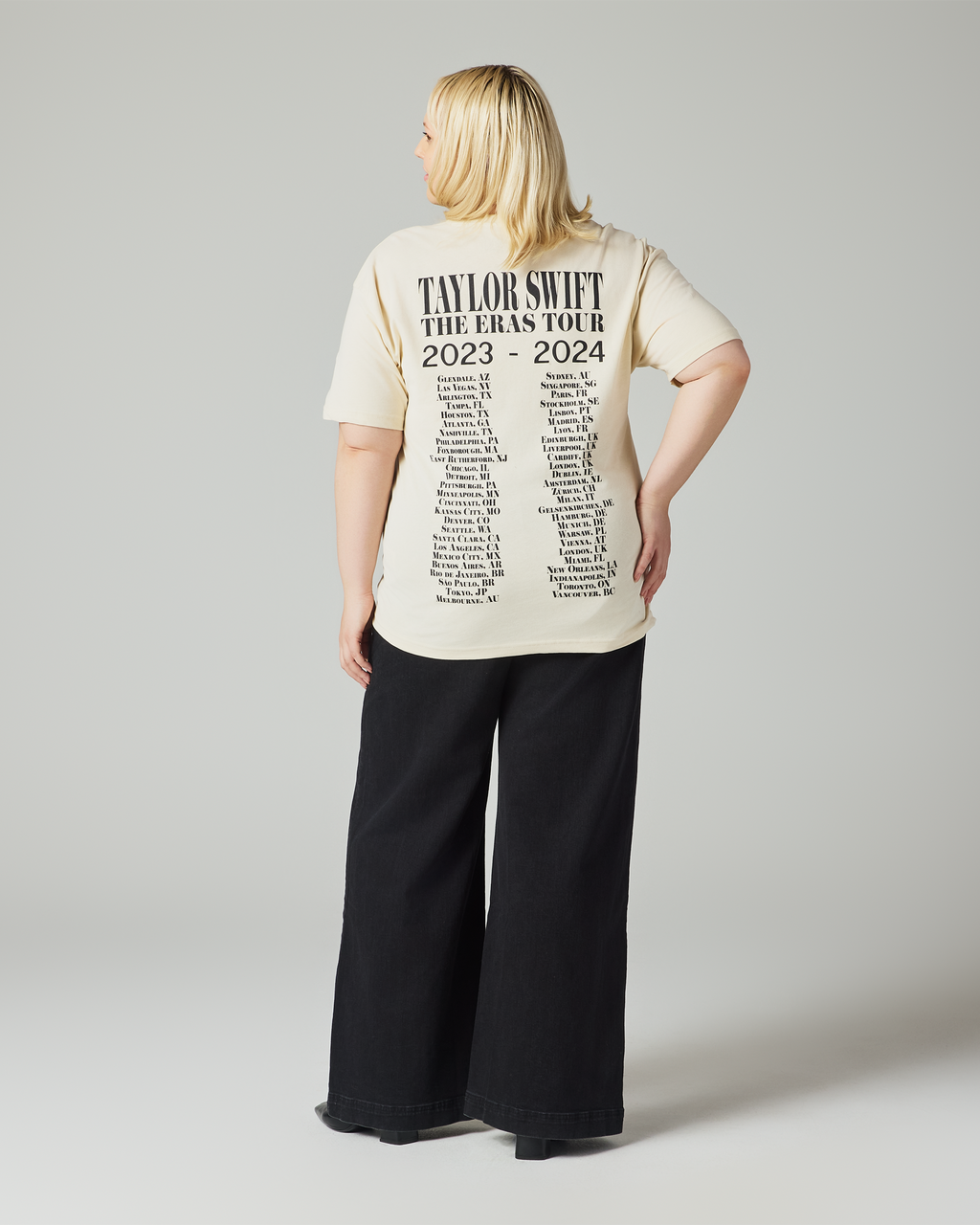 Taylor Swift | The Eras Tour Through Vancouver Beige T-Shirt