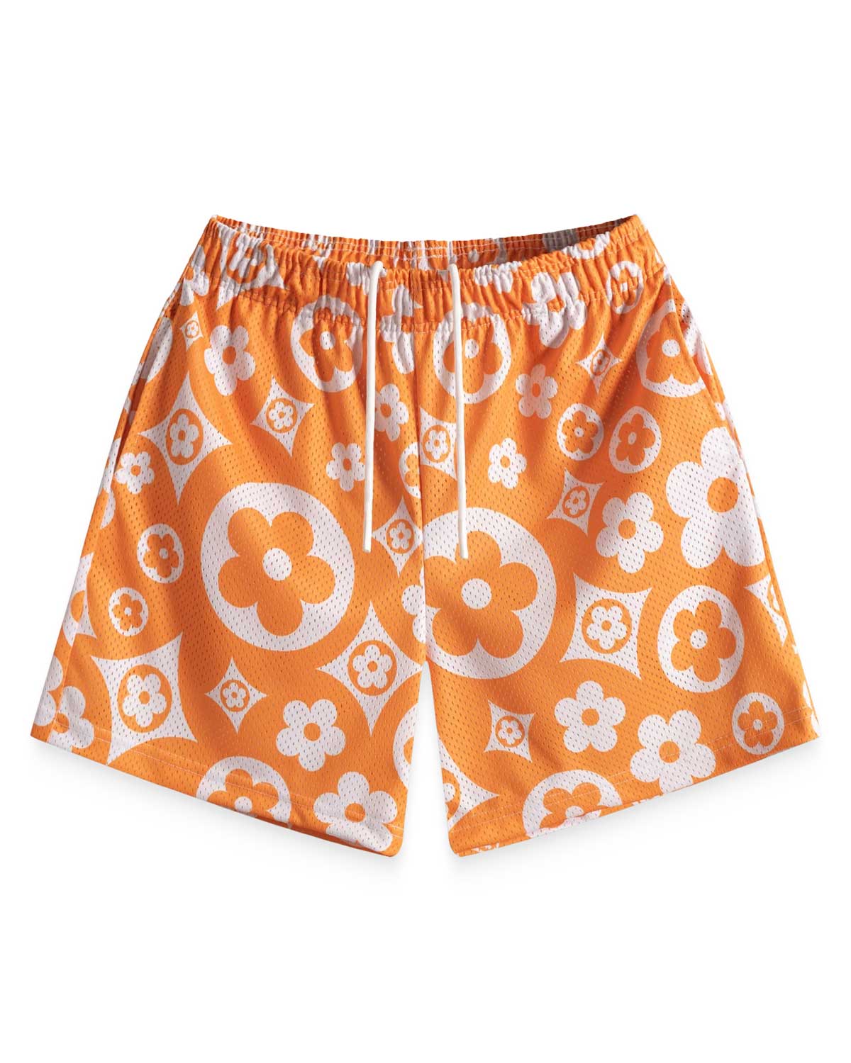Bravest Studios Flower Shorts Orange