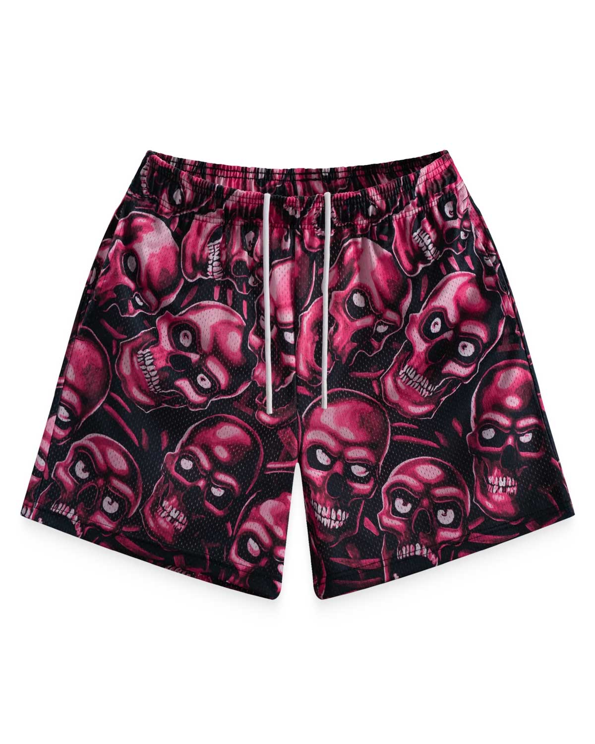 Bravest Studios Skully Shorts Red