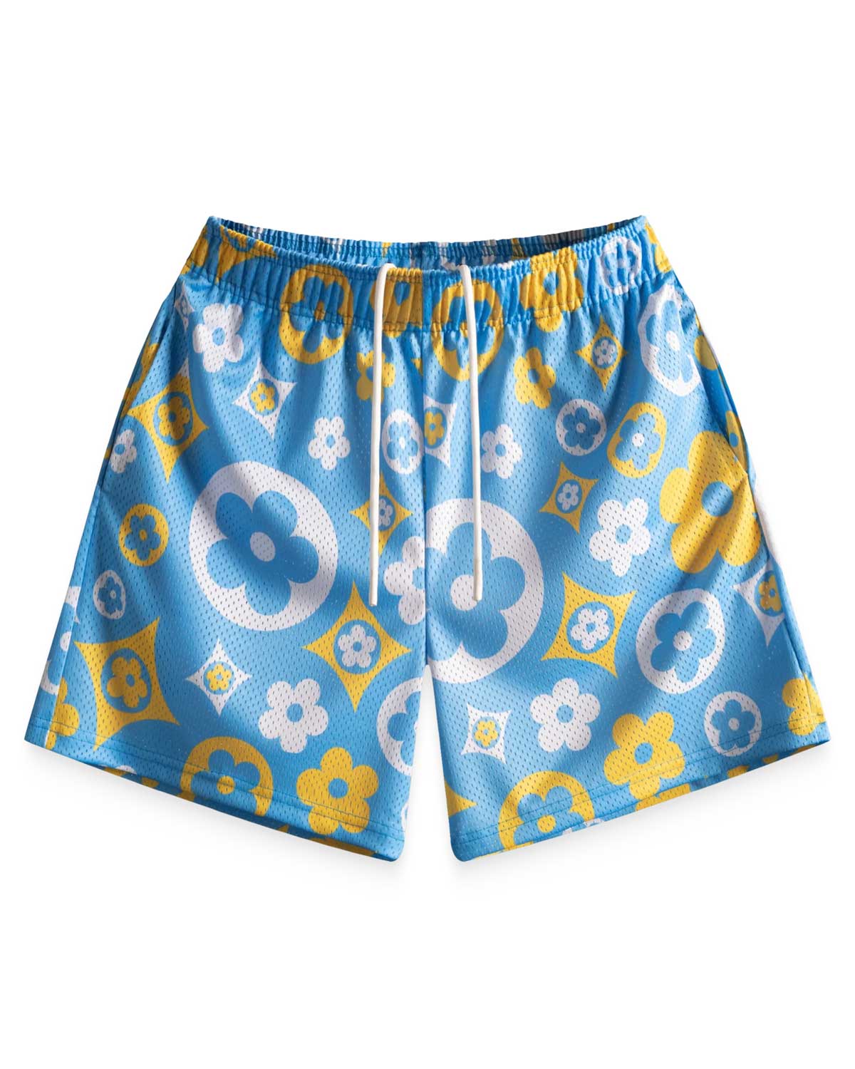 Bravest Studios Uni Flower Shorts Blue