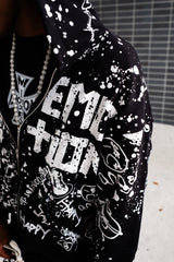 Mixed Emotions Black “Graffiti” Hoodie