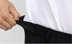Elastic Cropped Suit Pants
