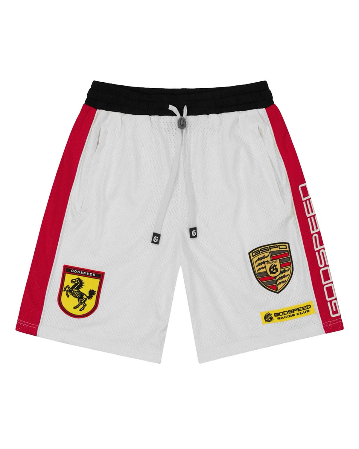 Godspeed GRC M.O. Shorts White/Black/Red