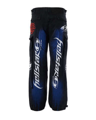 Hellstar Printed Cargo Pants Black