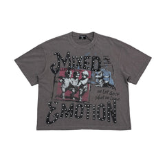 Mixed Emotions Grey “Friends” Tee