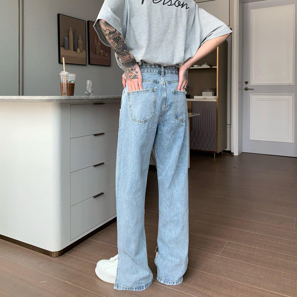 Irregular Design Jeans