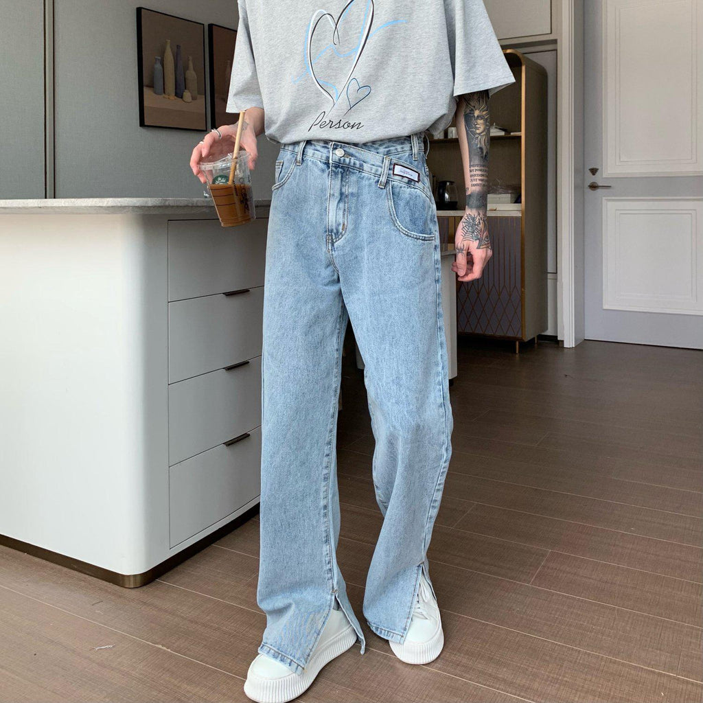 Irregular Design Jeans