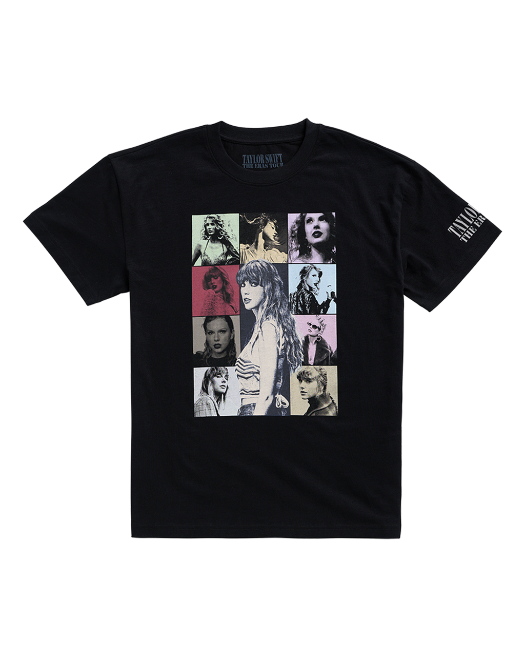 Taylor Swift | The Eras Tour Through LA Black T-Shirt