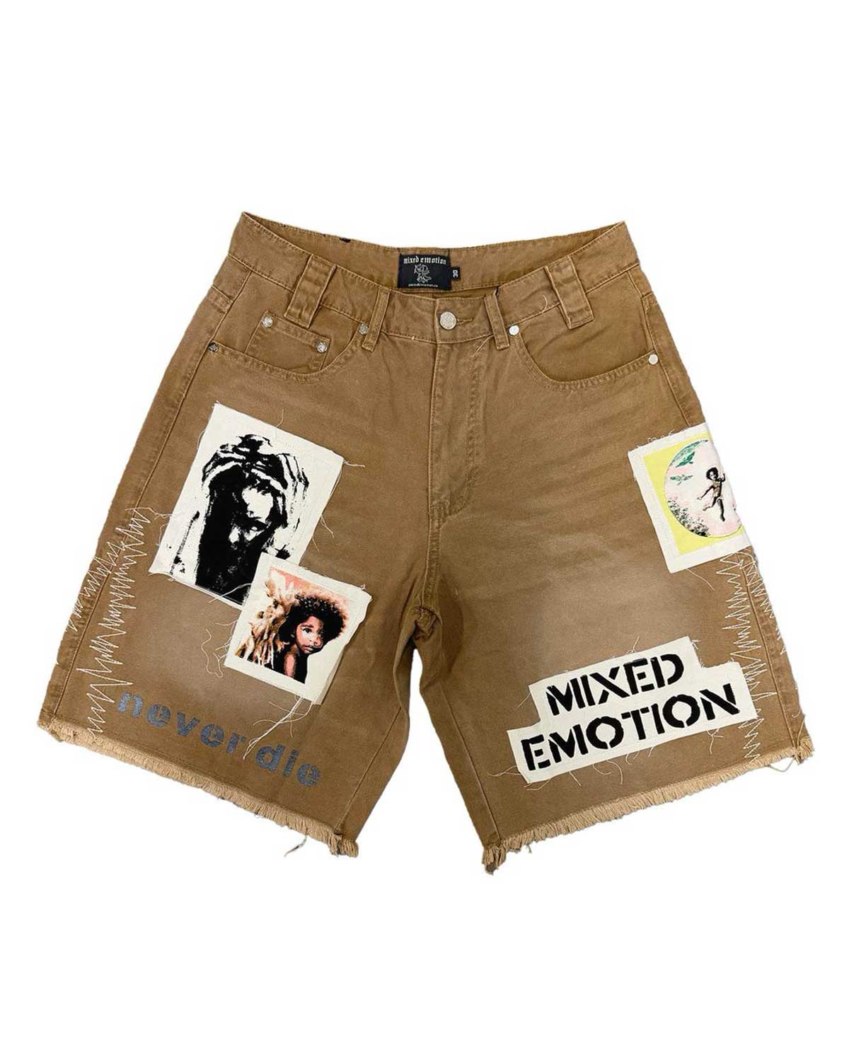 Mixed Emotions Chaos Carpenter Shorts Khaki