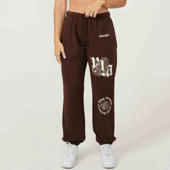 Cross border foreign trade American style trendy brand YOUNG LA fitness jogger sports European and American casual looped cotton leg tied pants